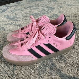 adidas Samba Messi Indoor Soccer Sneakers Kids - Pink